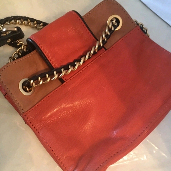 Stylish Orange and Tan Women's Bag By Tressje - Picture 4 of 5
